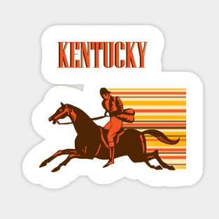 Kentucky Derby Horse Raicing Sticker